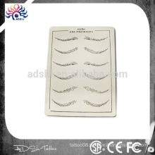 2015 Popular Eyebrow train skin , eyebrow practice skin tattoo fake skin